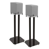 Speaker floor stand Solid 60cm black, 2 pieces