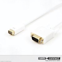 Mini DVI to VGA cable, 5m, m/m