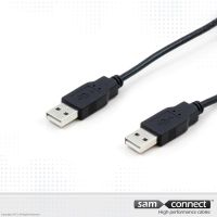 USB A to USB A 2.0 cable, 1.8m, m/m