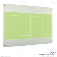 Whiteboard Glas Solid Tennisveld 90x120 cm